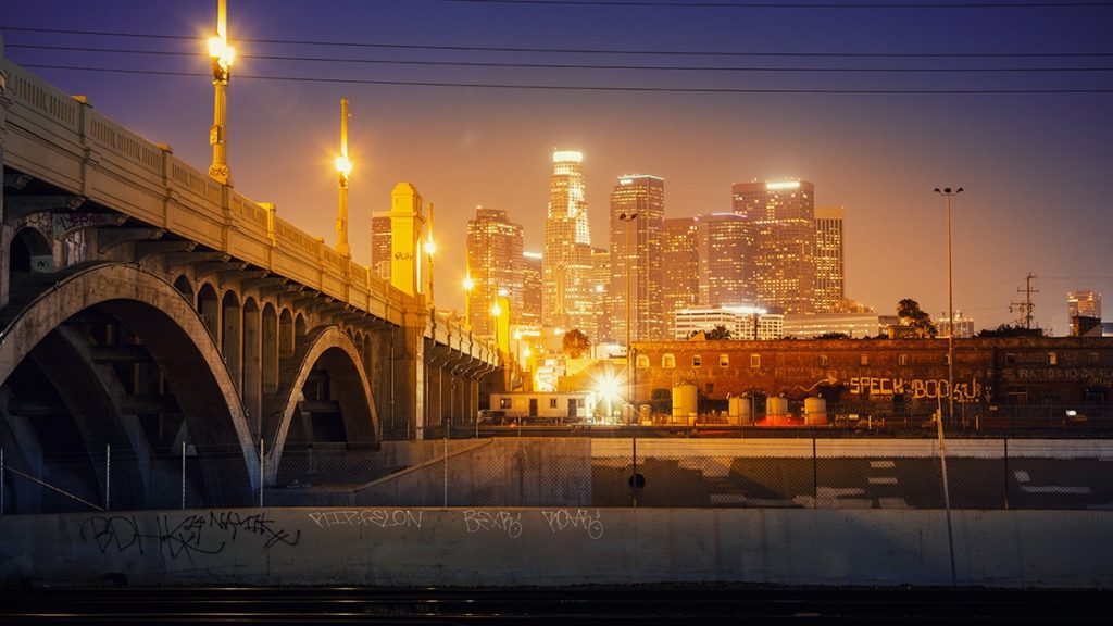 1st St. Bridge DTLA, Los Angeles, CA